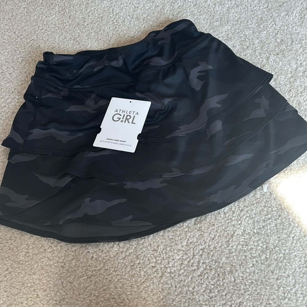 Athleta girl skirt camo print